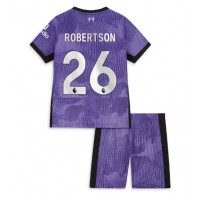 Billiga Liverpool Andrew Robertson #26 Barnkläder Tredje fotbollskläder till baby 2023-24 Kortärmad (+ Korta byxor)